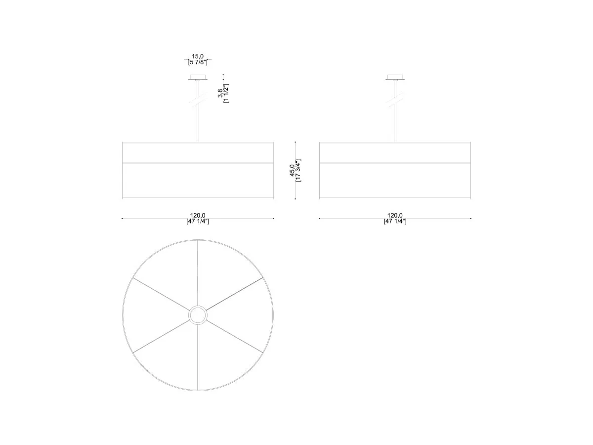 Plaza Round Ceiling Lamp-tec-446